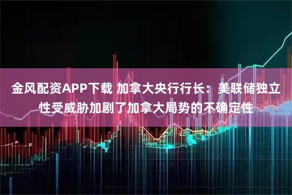 金风配资APP下载 加拿大央行行长：美联储独立性受威胁加剧了加拿大局势的不确定性